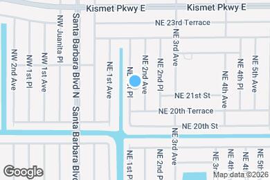 Map image of the property - 2107 NE 1st Pl