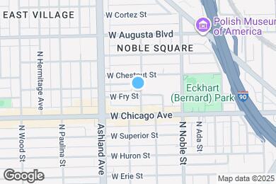 Map image of the property - 834 N Greenview Ave