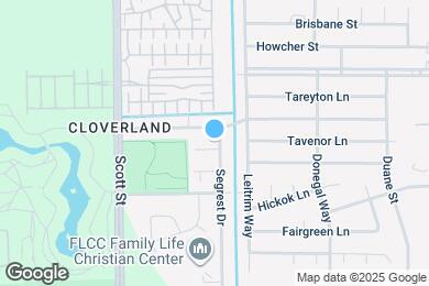 Map image of the property - 11608 Segrest Dr