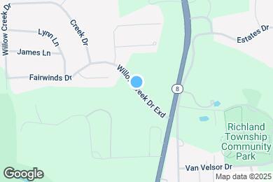 Map image of the property - 3981 Willow Creek Dr