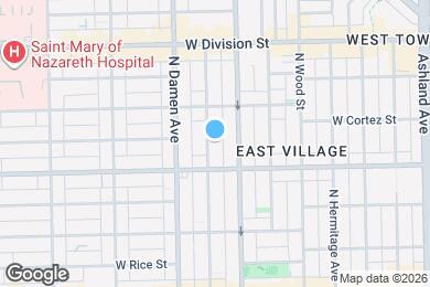 Map image of the property - 1023 N Winchester Ave