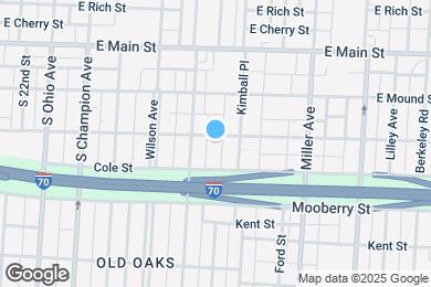 Map image of the property - 1283 E Fulton St