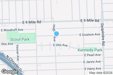 Map image of the property - 1412 E Goulson Ave