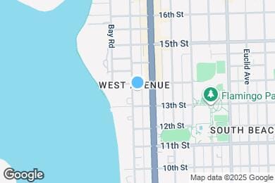 Map image of the property - 1345 West Ave