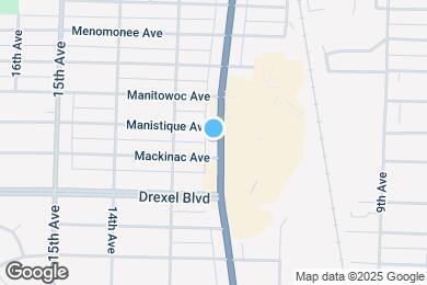 Map image of the property - 2908 S Chicago Ave