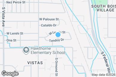 Map image of the property - 4516 S Hale Ave