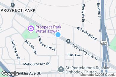 Map image of the property - 3400 University Ave SE – Where Historic Ch...