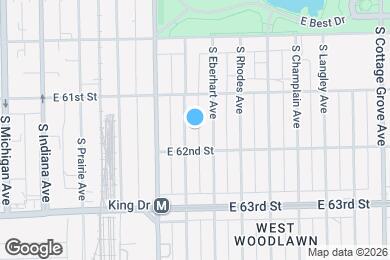 Map image of the property - 6135 S Vernon Ave