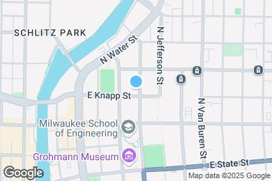 Map image of the property - 1305 N Milwaukee St