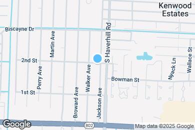 Map image of the property - 265 Jackson Ave
