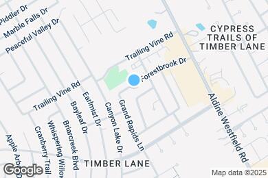 Map image of the property - 2702 Forestbrook Dr