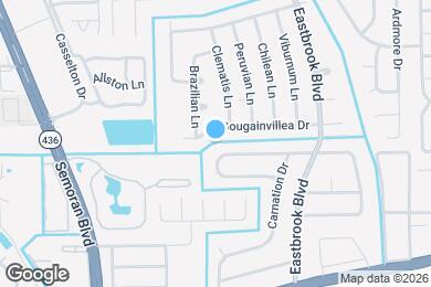 Map image of the property - 3362 Bougainvillea Dr