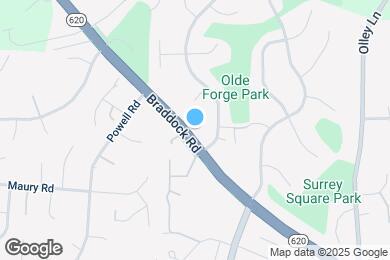Map image of the property - 9604 Braddock Rd