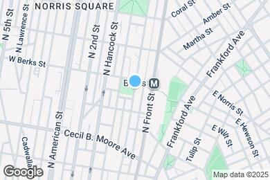Map image of the property - 1851 N Howard St
