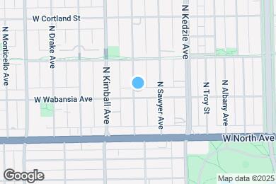 Map image of the property - 3278 W Wabansia Ave