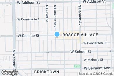 Map image of the property - 3355 N Hamilton Ave