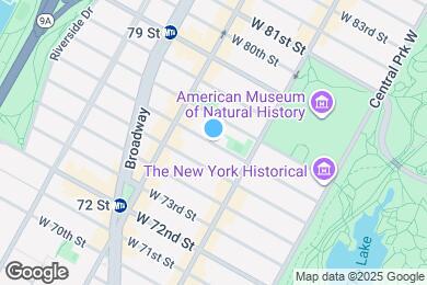 Map image of the property - 161 W 76th St