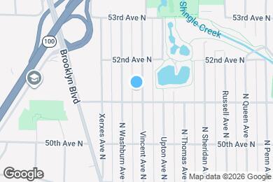 Map image of the property - 5115 Vincent Ave N