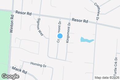 Map image of the property - 5876 Coachmont Dr