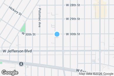 Map image of the property - 3016 West Blvd