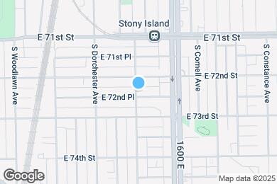 Map image of the property - 1500 E 72nd Pl