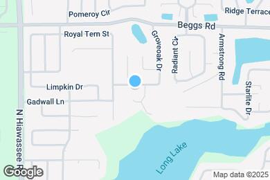 Map image of the property - 7439 Groveoak Dr