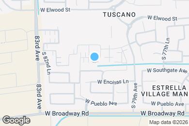Map image of the property - 8033 W Agora Ln
