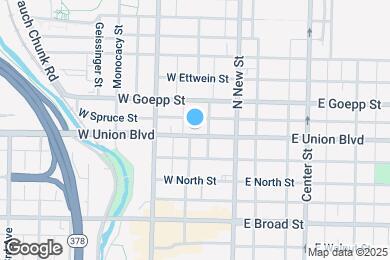 Map image of the property - 46 W Union Blvd
