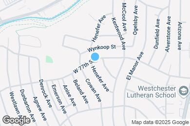 Map image of the property - 7700 Henefer Ave