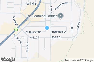Map image of the property - 763 S Sunset Dr