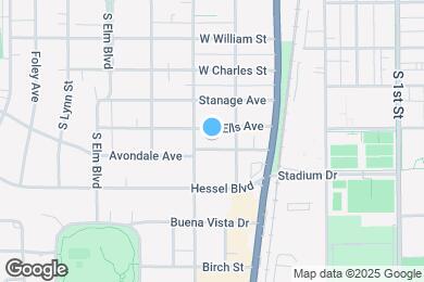 Map image of the property - 208 Avondale Ave