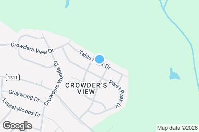 Map image of the property - 3349 Table Rock Dr
