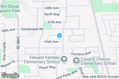 Map image of the property - 2841 Utah Ave