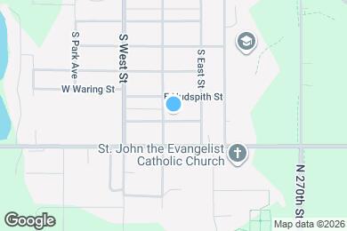 Map image of the property - 106 E Harrier St