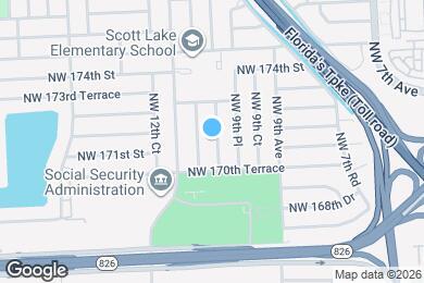 Map image of the property - 17120 NW 10th Ct