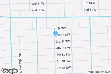 Map image of the property - 3919 2nd St SW