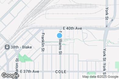 Map image of the property - 1777 E 39th Ave