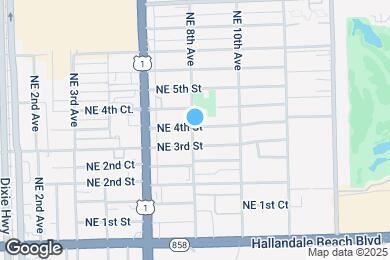 Map image of the property - 814 NE 4th St