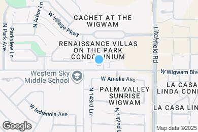 Map image of the property - 14250 W Wigwam Blvd