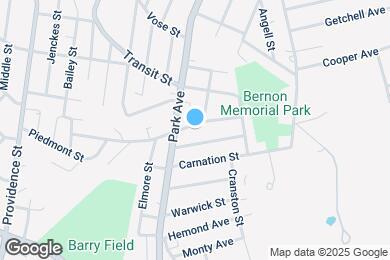 Map image of the property - 289 Mowry St