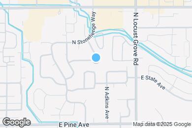 Map image of the property - 1431 E Drucker St