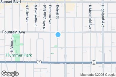 Map image of the property - 1260 N Detroit St