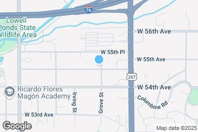 Map image of the property - 3123 W 55th Ave