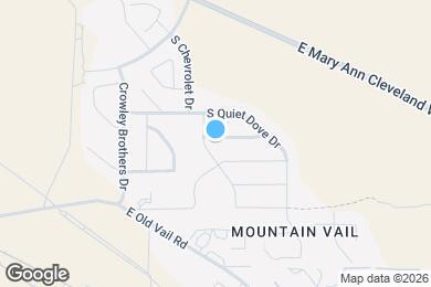 Map image of the property - 11348 E Fleeting Sunset Trail