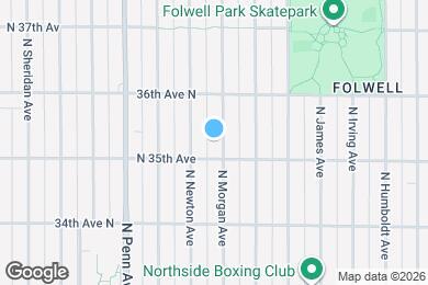 Map image of the property - 3515 N Morgan Ave