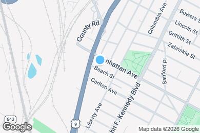 Map image of the property - 156 Beach St