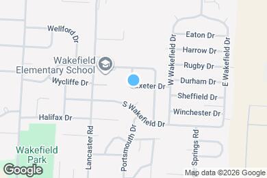 Map image of the property - 19 Exeter Dr