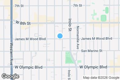 Map image of the property - 901 S Ardmore Ave