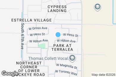 Map image of the property - 6412 W Hilton Ave