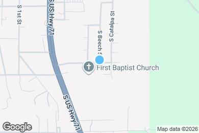 Map image of the property - 506 E Pawnee St
